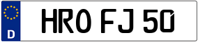 Truck License Plate